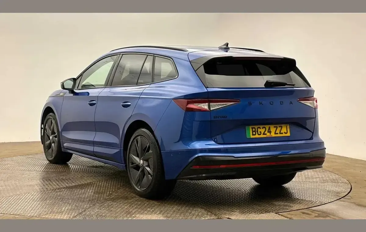 Used Skoda Enyaq iV vRS 245 kW (334 HP) 2024 Blue SUV