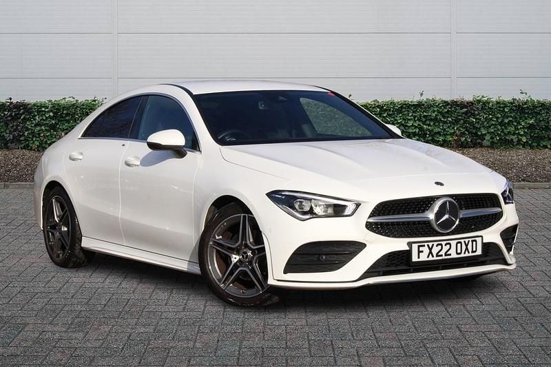 Used Mercedes CLA180 AMG line 2022 White Sedan
