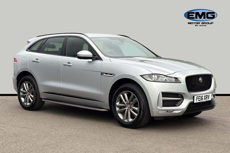 Silver Used 2016 Jaguar F-Pace R-Sport SUV | £12,595 (Good price) - Image 1/3