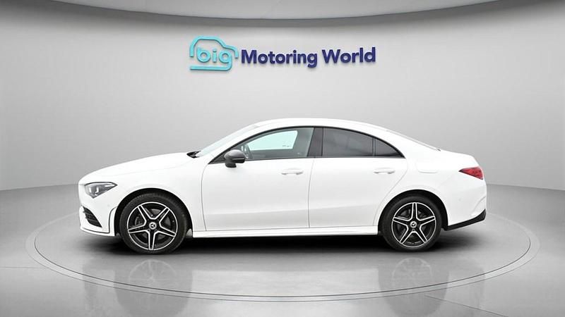 Used Mercedes CLA250e AMG line 218 HP (160 kW) 2022 White Sedan