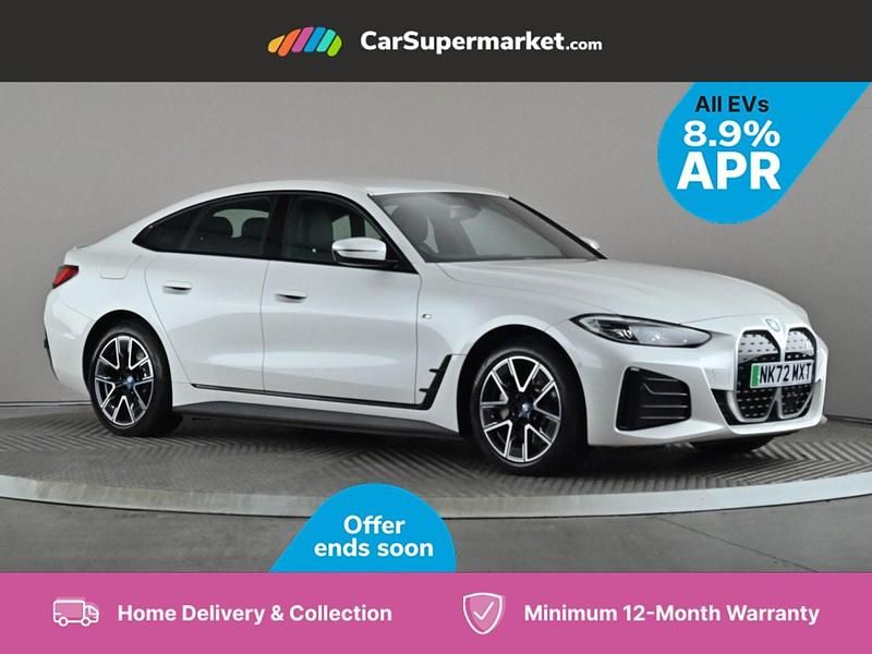 White Used 2022 BMW i4 M Sport Sedan | £28,976 (Fair price) - Image 1/3