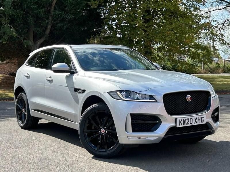 Silver Used 2020 Jaguar F-Pace R-Sport SUV | £21,795 (Fair price) - Image 1/4