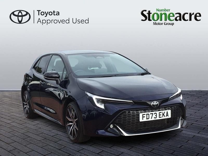 Blue/black Used 2023 Toyota Corolla Sport Hatchback | £23,500 (Fair price) - Image 1/2