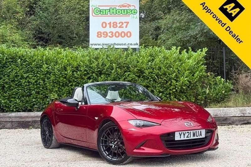 Red Used 2021 Mazda MX5 Inclusive Cabriolet | £17,499 (Fair price) - Image 1/1