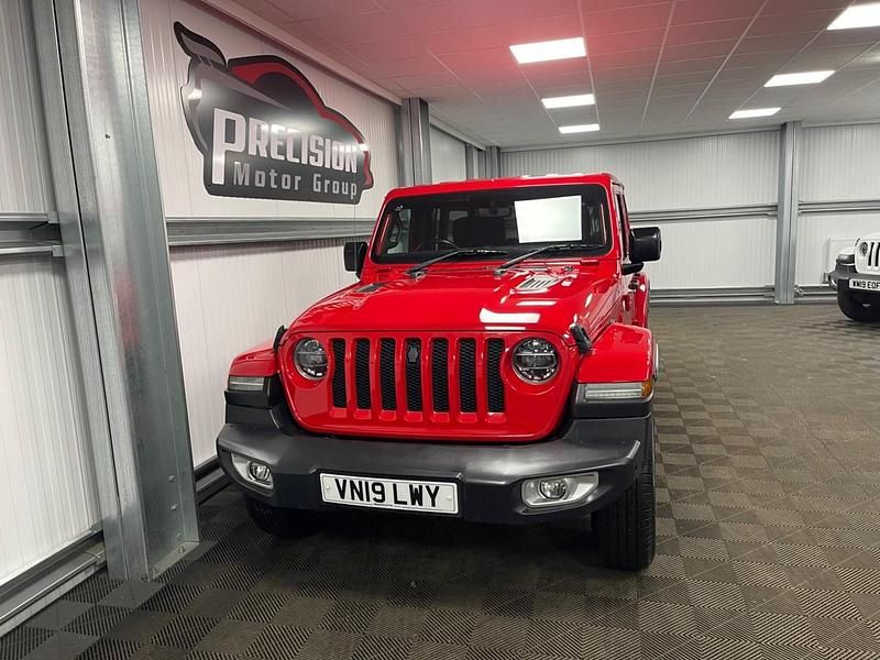 Used Jeep Wrangler Sahara 2019 Red SUV