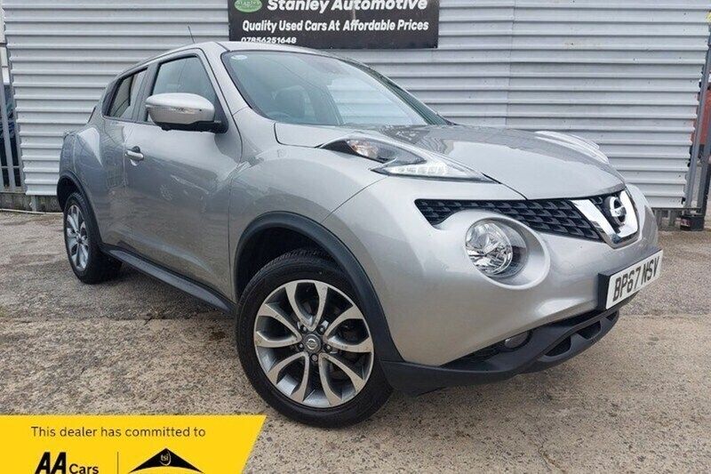 Silver Used 2017 Nissan Juke Tekna SUV | £7,990 (Good price) - Image 1/1