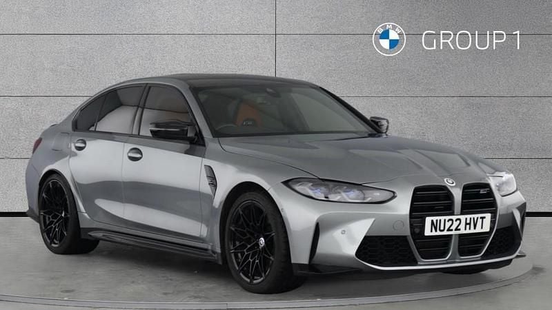 Grey Used 2022 BMW M3 Competition Edition | £58,990 (Fair price) - Image 1/4