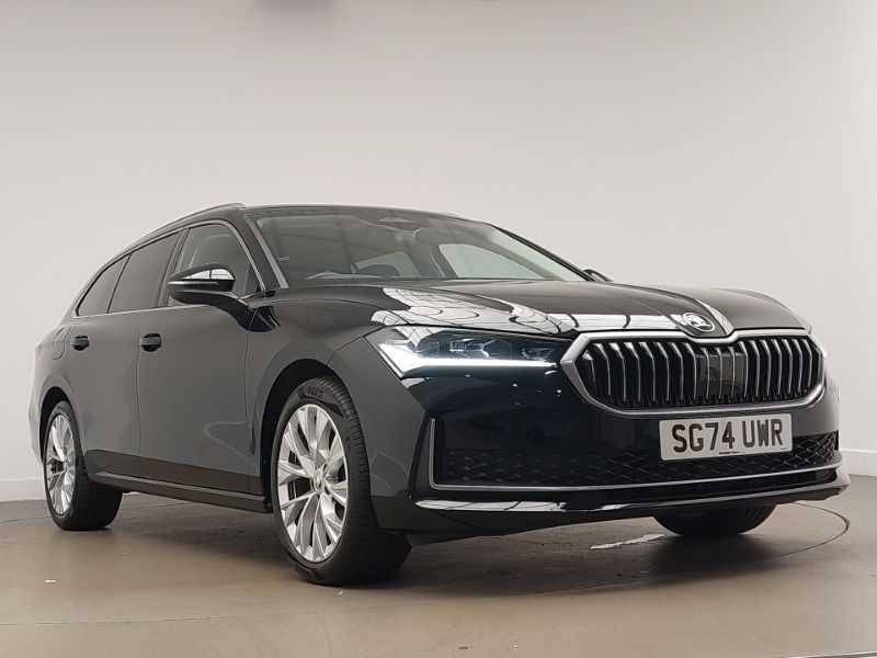 Black Used 2024 Skoda Superb SE L Estate | £27,698 (Fair price) - Image 1/4