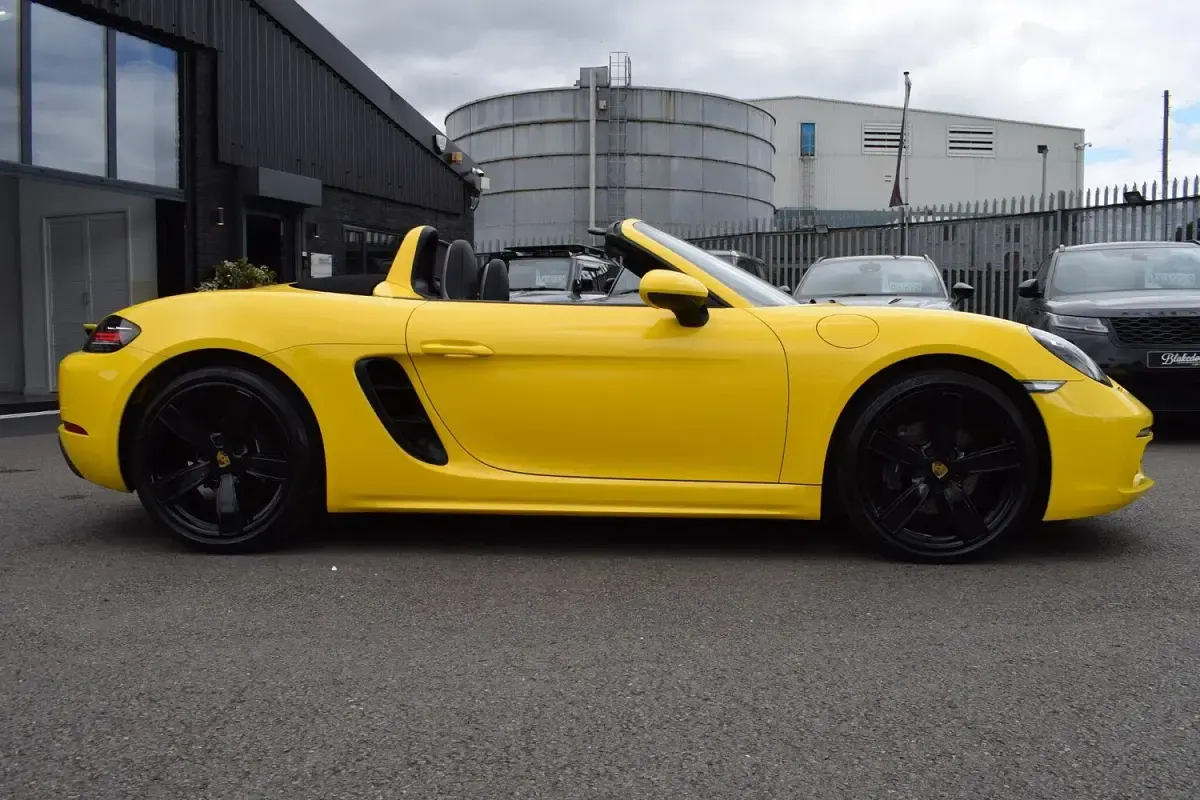 Used Porsche 718 Boxster 2017 Yellow Cabriolet