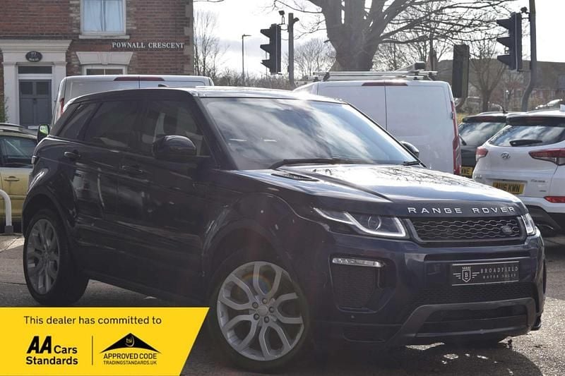 Used Land Rover Range Rover evoque HSE Dynamic 2017 Blue Estate