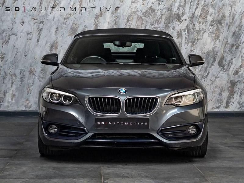 Used BMW 218 Sport Line 136 HP (100 kW) 2018 Grey Cabriolet