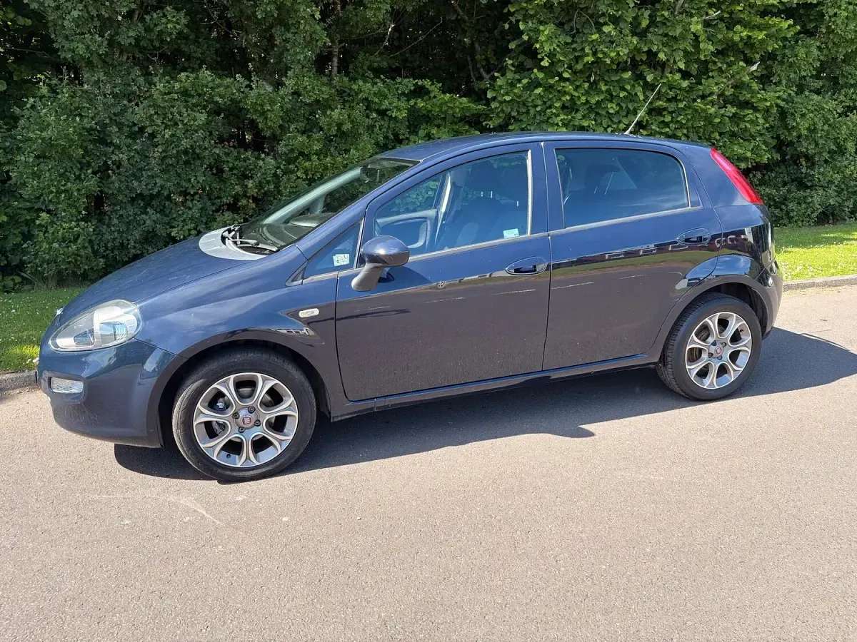 Used Fiat Punto Easy Plus 77 HP (56 kW) 2017 Blue Hatchback