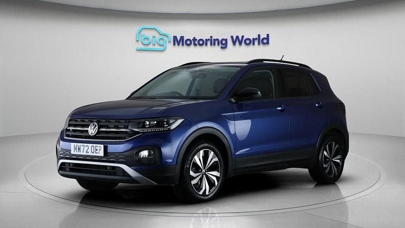 Used VW T-Cross Black Edition 108 HP (79 kW) 2022 Blue SUV