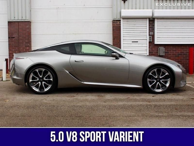 Used Lexus LC 500 Sport Line 477 HP (350 kW) 2018 Silver Coupe