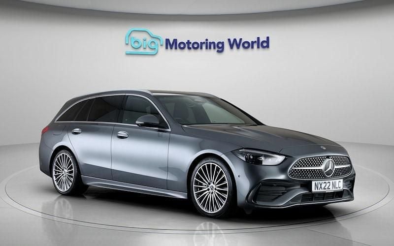 Used Mercedes C200 AMG Line Premium 204 HP (150 kW) 2022 Grey Estate
