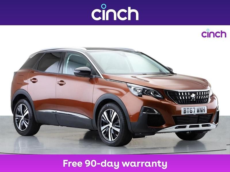 Bronze Used 2017 Peugeot 3008 Allure Hatchback | £9,299 (Fair price) - Image 1/3