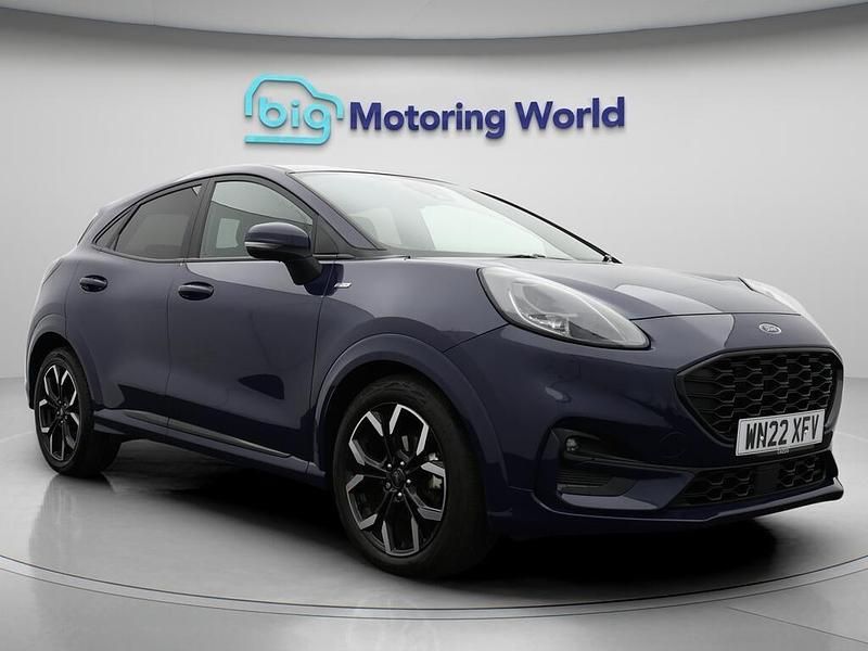 Blue Used 2022 Ford Puma Gen-E ST-Line X SUV | £14,500 (Fair price) - Image 1/4