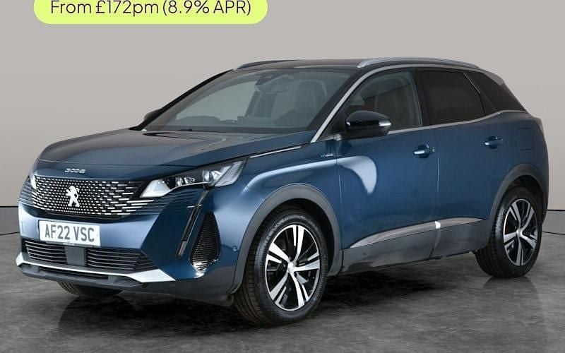 Blue Used 2022 Peugeot 3008 GTi SUV | £14,410 (Good price) - Image 1/3