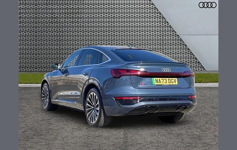 Używany Audi Q8 e-tron S-Line 300 kW (408 KM) 2023 Niebieski SUV