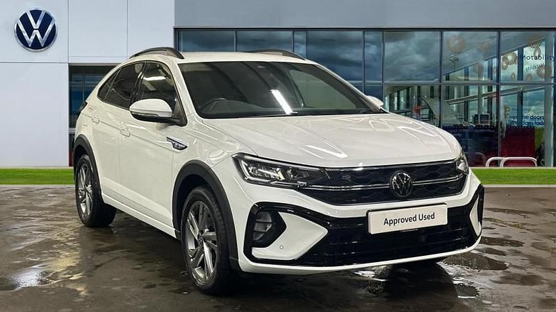 Pure white Used 2023 VW Taigo R-line SUV | £20,368 (Fair price) - Image 1/4