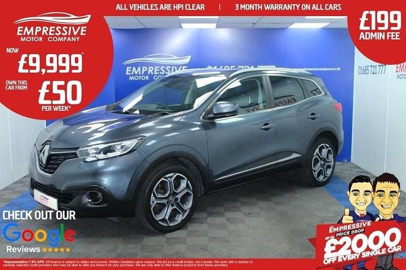 Grey Used 2019 Renault Kadjar Dynamique SUV | £9,999 (A bit pricey) - Image 1/4