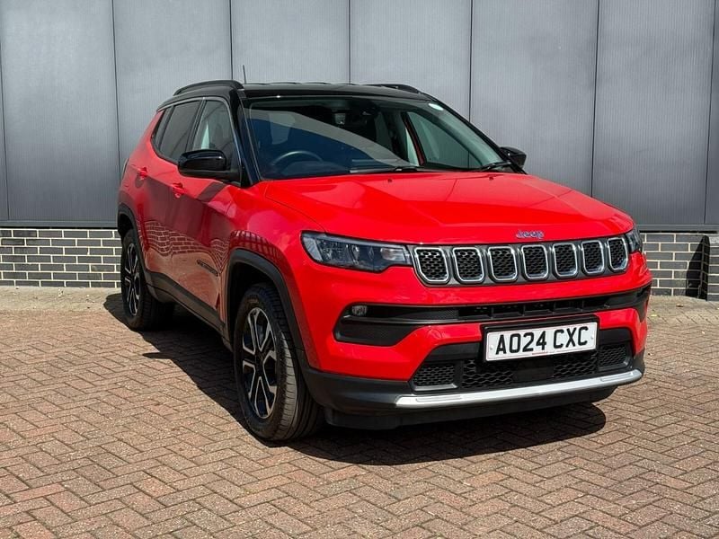 Red/black Used 2024 Jeep Compass Limited SUV | £22,995 (Fair price) - Image 1/4
