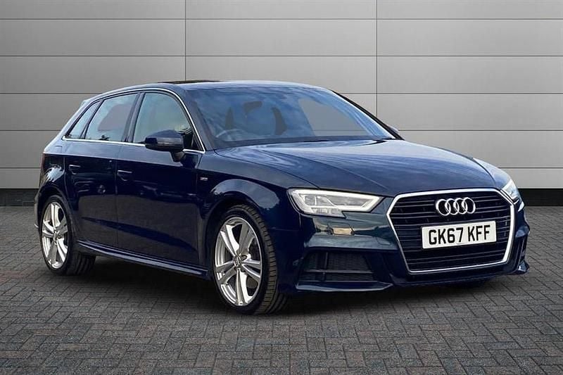 Cosmos blue Used 2017 Audi A3 S-Line | £15,995 (Good price) - Image 1/4