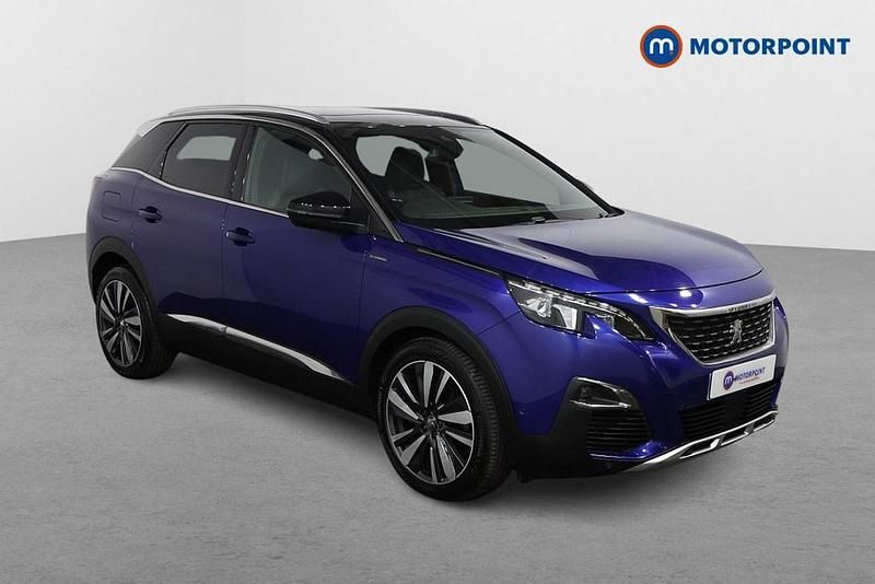 Blue Used 2019 Peugeot 3008 Premium SUV | £12,949 (Good price) - Image 1/4