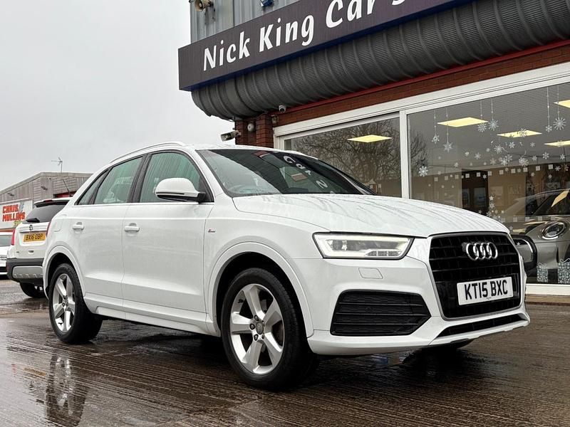 Ibis white Used 2015 Audi Q3 S-Line SUV | £10,975 (Good price) - Image 1/4