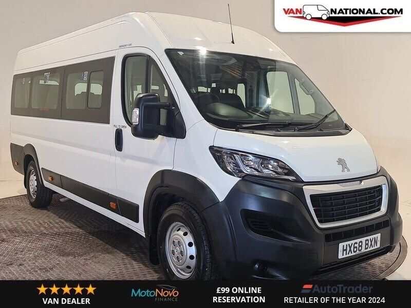 White Used 2018 Peugeot Boxer Van | £18,490 (Expensive) - Image 1/3