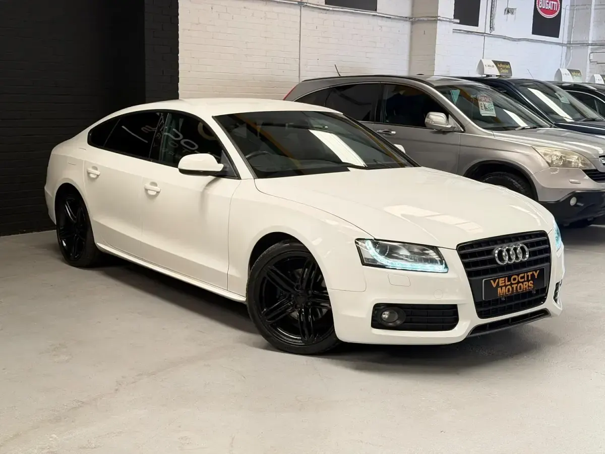 Used Audi A5 Sportback S-Line 2012 White Hatchback