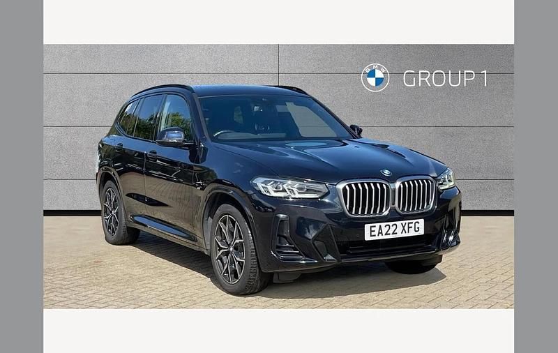 Black Used 2022 BMW X3 M Sport SUV | £33,524 (Fair price) - Image 1/4
