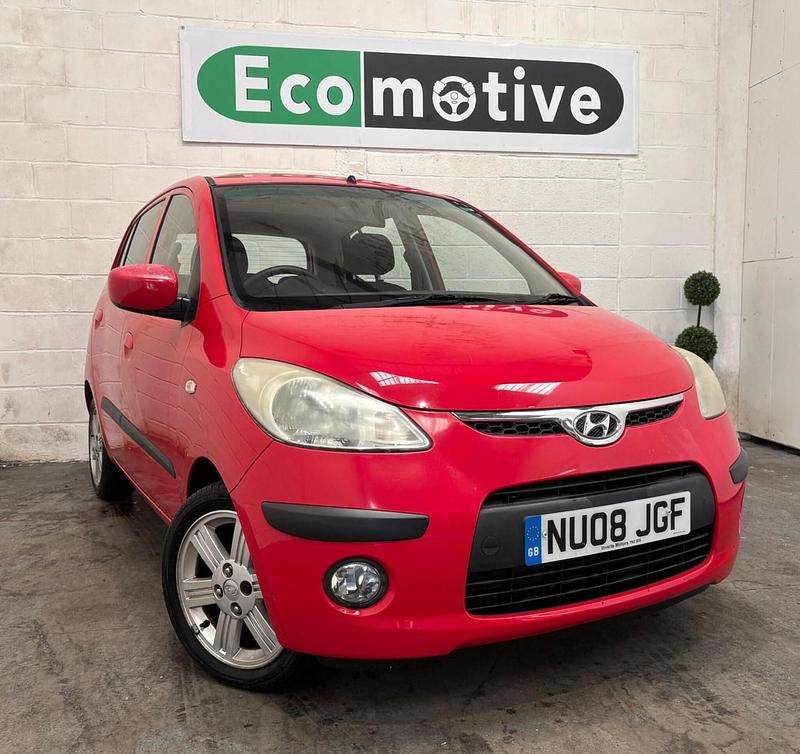 Used Hyundai i10 Style 66 HP (48 kW) 2008 Red Hatchback