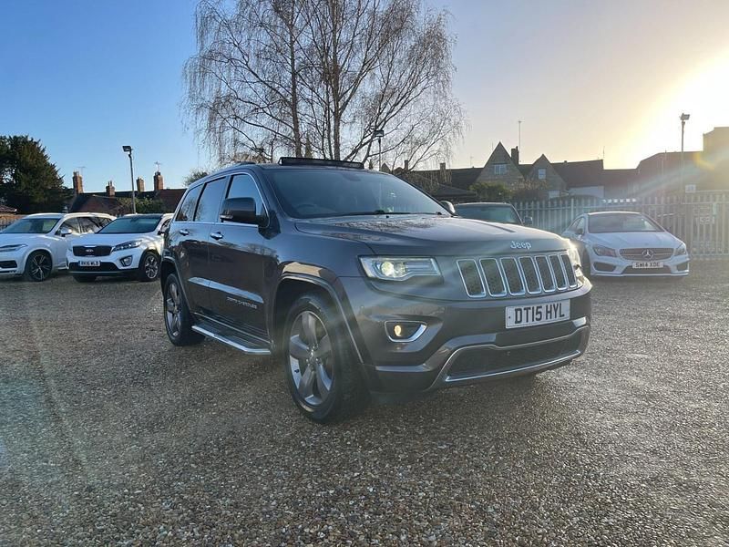 Grey Used 2015 Jeep Grand Cherokee Overland SUV | £12,995 (Fair price) - Image 1/4