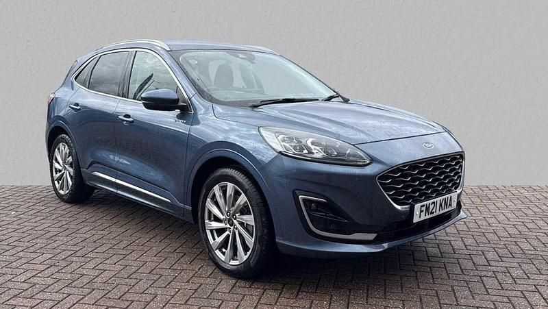 Blue Used 2021 Ford Kuga Vignale SUV | £18,920 (Fair price) - Image 1/4