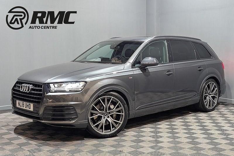 Used Audi Q7 Black Edition 272 HP (200 kW) 2018 Grey SUV