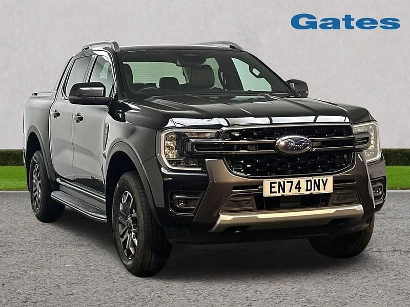 Black Used 2025 Ford Ranger Wildtrack Pickup | £29,499 (Super price) - Image 1/4
