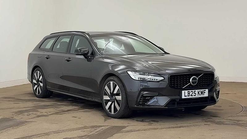 Platinum grey Used 2025 Volvo V90 Plus Estate | £33,850 (Super price) - Image 1/4