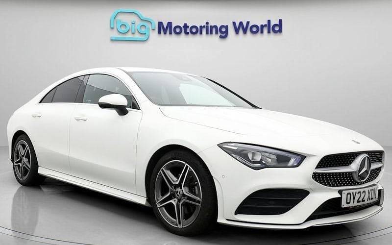 White Used 2022 Mercedes CLA180 AMG line Sedan | £19,900 (Good price) - Image 1/4