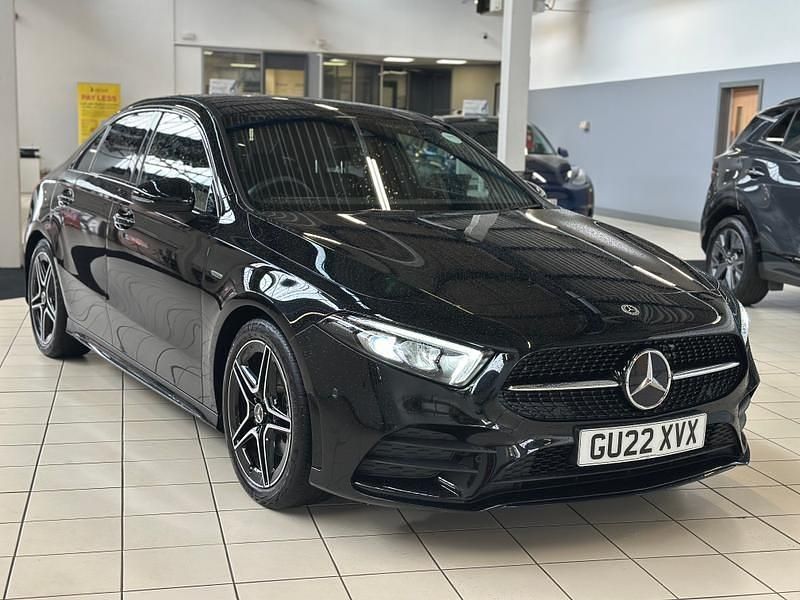 Black Used 2022 Mercedes A180 Executive Sedan | £21,099 (Fair price) - Image 1/3