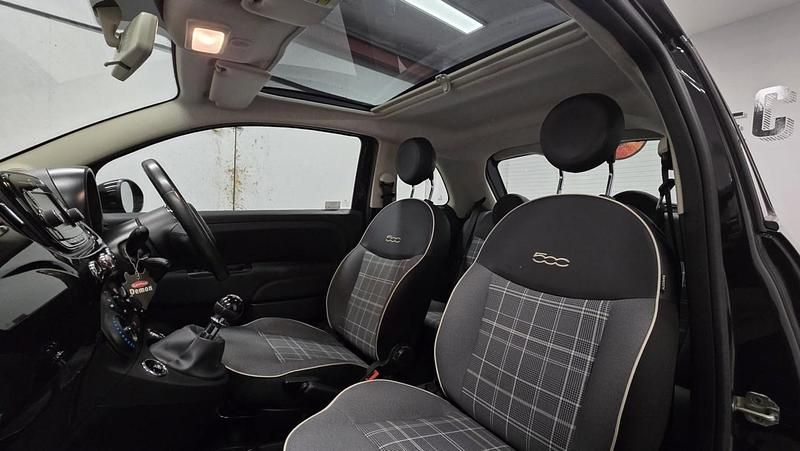 Used Fiat 500 Lounge 69 HP (50 kW) 2018 Black Hatchback
