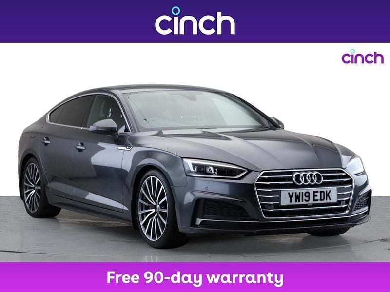 Grey Used 2019 Audi A5 S-Line Hatchback | £15,599 (Good price) - Image 1/3