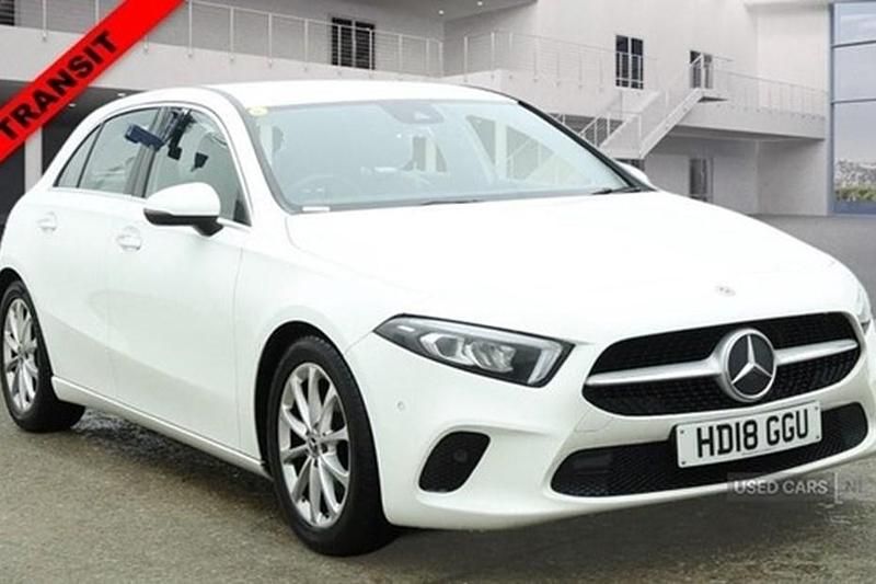 Used Mercedes A180 Premium 116 HP (85 kW) 2018 White Hatchback