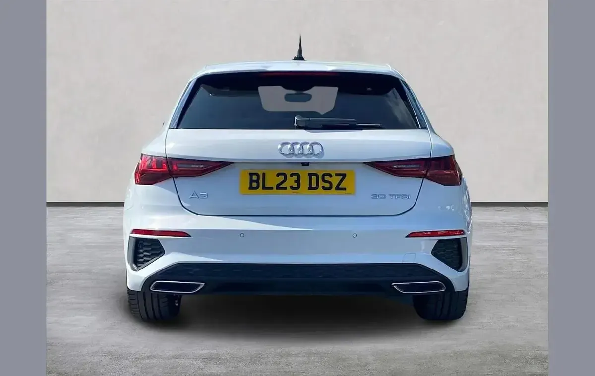 Used Audi A3 S-Line 110 HP (80 kW) 2023 White Sedan
