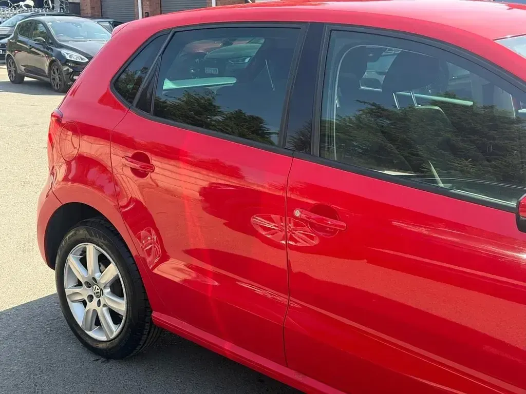 Used VW Polo Match 85 HP (62 kW) 2012 Red Hatchback