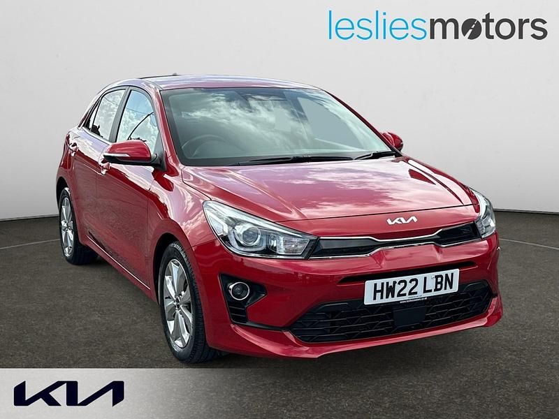 Red Used 2022 Kia Rio Hatchback | £13,499 (Fair price) - Image 1/4
