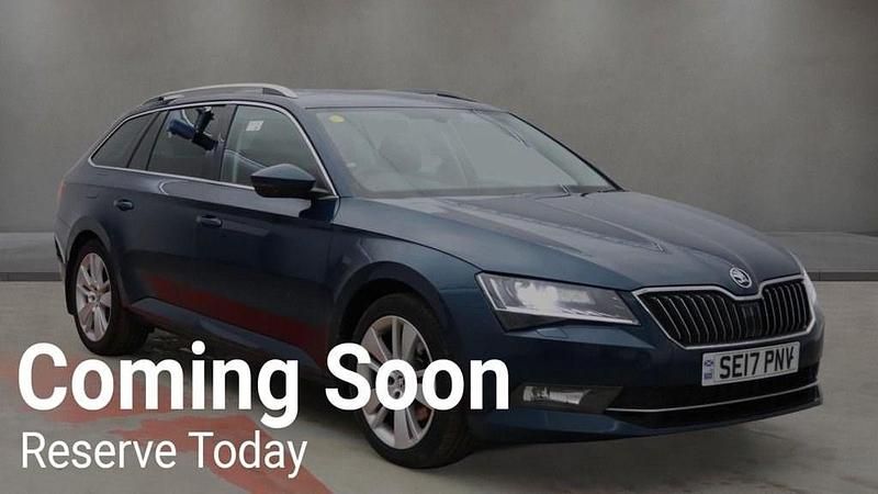 Usado Skoda Superb SE L Executive 190 CV (139 kW) 2017 Azul Familiar
