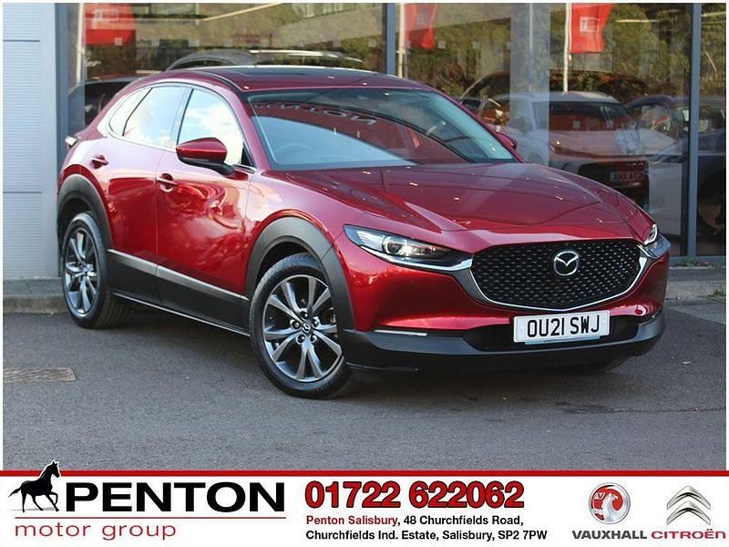 Red Used 2021 Mazda CX-30 Inclusive SUV | £17,990 (Fair price) - Image 1/4