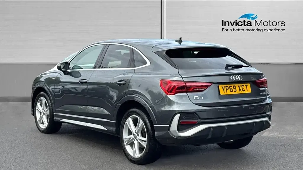 Used Audi Q3 S-Line 150 HP (110 kW) 2019 Daytona grey pearl SUV