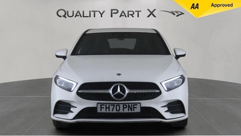 Used Mercedes A250 AMG Line Premium 224 HP (164 kW) 2021 White Hatchback